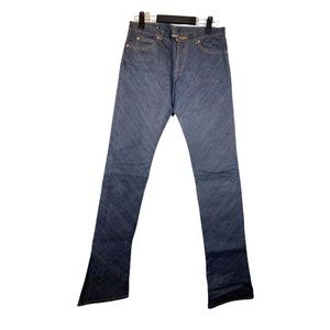 90s jean paul gaultier ワイド　トラウザー　スラックス CAMBIO ジーンズ mp12773-Accordion Jacquard Denim Wide